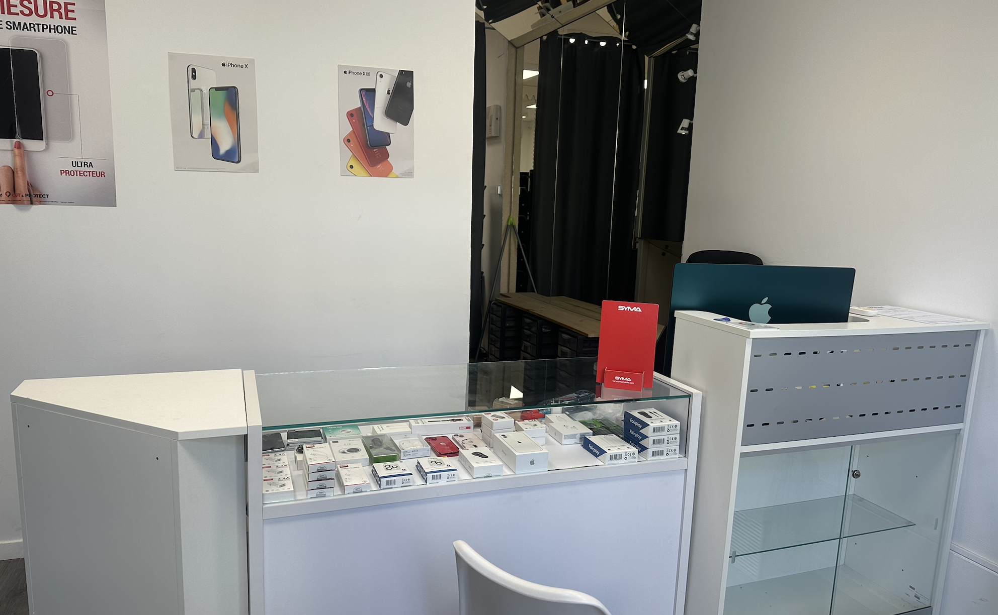 Intérieur de la boutique